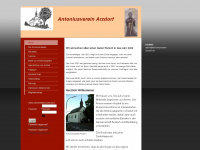 antoniusverein-arzdorf.de Webseite Vorschau