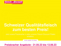 fleischdiscount.ch Webseite Vorschau