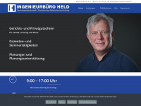 ingenieurbüro-held.de Webseite Vorschau