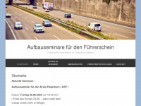 fuehrerscheinaufbauseminare.com Webseite Vorschau
