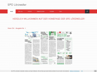 spd-loerzweiler.de Webseite Vorschau