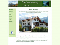fewo-gruenau.de Webseite Vorschau