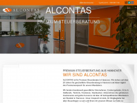 alcontas.de Webseite Vorschau