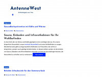 antennewest.de Webseite Vorschau