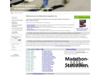 marathon-ergebnis.de Webseite Vorschau
