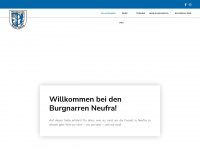 burgnarren-neufra.de Webseite Vorschau