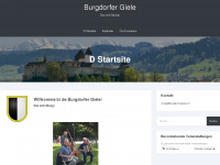 burgdorfergiele.ch Webseite Vorschau