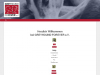 greyhoundforever.de Webseite Vorschau