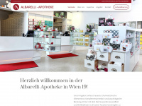 albarelli-apotheke.at Webseite Vorschau
