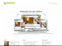 donner-web.at Webseite Vorschau