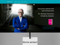 simplicity-speaker.com Webseite Vorschau