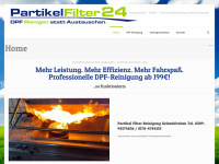 partikelfilter24.com Webseite Vorschau