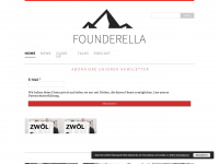 founderella.de Webseite Vorschau