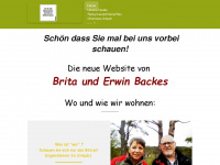 erwinbackes.com Webseite Vorschau