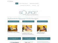 source-massage-fachschule.ch Webseite Vorschau
