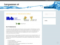 hangwasser.at Webseite Vorschau