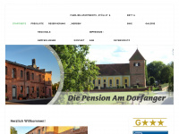 pension-am-dorfanger-hohennauen.de Webseite Vorschau