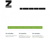 zysset.li Webseite Vorschau