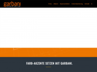 garbani.com Webseite Vorschau