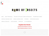 home-of-insects.com Webseite Vorschau