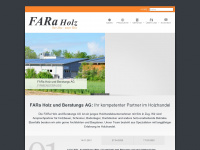 faraholz.ch Webseite Vorschau
