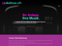 djukebox.ch Webseite Vorschau