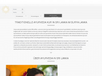 ayurveda-suryalanka.ch Webseite Vorschau