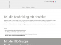 bkholding.ch Webseite Vorschau
