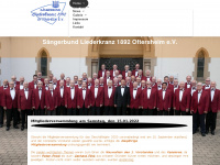 sb-liederkranz-oftersheim.com Webseite Vorschau