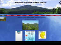 wetterstation-thomasberg.de Webseite Vorschau