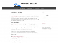 tauchboot-bodensee.ch Webseite Vorschau