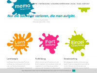 memo-lernfoerderung.de Webseite Vorschau