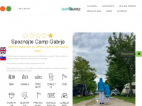 camp-gabrje.com Webseite Vorschau
