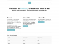 musikschule-riversound.ch Webseite Vorschau