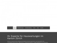 mwhauswartungen.ch Webseite Vorschau