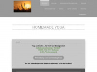 homemade-yoga.de Webseite Vorschau