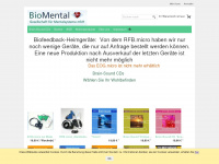 biomental-shop.de Webseite Vorschau