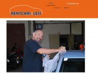 rentcars4less.at Webseite Vorschau