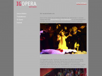 igopera.ch Webseite Vorschau