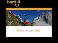 bardill-erdbewegungen.ch Webseite Vorschau