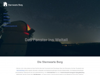 sternwarte-berg.de Webseite Vorschau