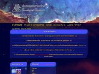 astronomie-greiz.de Webseite Vorschau