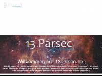 13parsec.de Webseite Vorschau