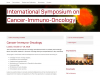 cancer-immuno-oncology.org Webseite Vorschau