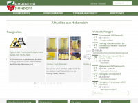hoheneich.gv.at Webseite Vorschau
