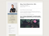 david-mayrhofer.at Webseite Vorschau