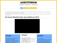 auditforum.eu Webseite Vorschau