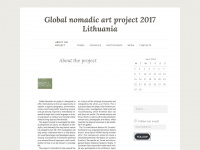 gnap2017lithuania.wordpress.com Webseite Vorschau