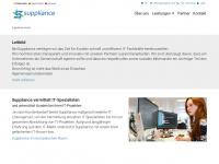 suppliance.at Webseite Vorschau