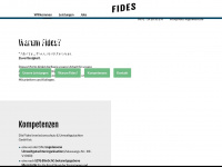 fides-ingenieure.de Webseite Vorschau